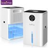 Loefme Deumidificatore d'Aria Portatile Loefme 500Ml/Giorno, Deumidificatore Silenzioso 1.8L Multifunzionale per Camera da Letto, Casa e Ufficio