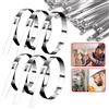 NONE 100 fascette per cavi in acciaio inox 550x4,6mm - Fascette metalliche autobloccanti per uso esterno e industriale