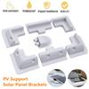 NONE 1/6PCS Staffe di Montaggio Solare per Camper Senza Foratura, Kit di Staffe Angolari in Plastica per il Fissaggio di Pannelli Fotovoltaici per Caravan, Camper, Barca, Yacht, Motorhome