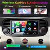 IYING Autoradio Stereo Linux da 7 Pollici per Fiat 500 500C Abarth 2007-2015 | Lettore Multimediale 2 Din con CarPlay Wireless, Android Auto, IPS, DSP, GPS, FM, AM, RDS
