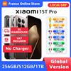 XIAOMI Smartphone Xiaomi 15T Pro 5G Versione Globale Magazzino FR, CPU MTK Dimensity 9400+, HyperCharge 90W, Display AMOLED 6,83" 144Hz, Fotocamera Leica 50MP, 12GB RAM, 256GB / 512GB ROM, Senza