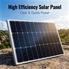 JINGYANGPV Pannello solare monocristallino rigido da 200W (2 pezzi da 100W) 18V, modulo fotovoltaico per la ricarica di batterie da 12V, ideale per caravan, campeggio, capanni da giardino, barche e camper