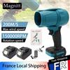 Magnitt Ventilatore Turbo Cordless 200M/S 1500W, Soffiatore d'Aria Elettrico Potente, Asciugatore per Auto, Utensile Elettrico Portatile per Batteria Makita 18V