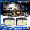 newstyle Luci Solari Magnetiche da Esterno per Camper con Sensore di Movimento, 268 LED, 800LM, Luci di Sicurezza Solari Impermeabili IP65 con Magneti Potenti per Terrazza, Patio, Camper (Confezione da