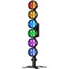 NONE Faro lineare da palco 350W 6LED COB Vintage Blinder 1-20Hz Strobo Flash DMX512 15/33CH per DJ, matrimoni, discoteche, feste da ballo, illuminazione da palco