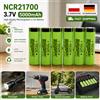 DAGENLY Batteria al litio ricaricabile 21700 3,7V 5000mAh 40A ad alta potenza, disponibile in magazzino UE con spedizione rapida in Europa, prestazioni stabili per utensili elettrici, dispositivi elettronici