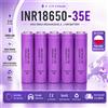 Makita Batteria 18650 da 3500mAh 3.7V Ricaricabile agli Ioni di Litio INR18650-35E ad Alta Capacità Reale, Lunga Durata, Oltre 500 Cicli per Torce LED, Laptop, Power Bank e Dispositivi Elettronici