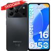 DOOGEE NOTE56 Lite Smartphone Android 16 Batteria 6150mAh 12GB RAM(3+9) 32GB ROM 6.56" HD+ 90Hz Fotocamera Principale 8MP Telefono Cellulare con Sblocco Facciale