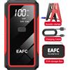 EAFC Avviatore di emergenza per auto EAFC 3000A/1000A, power bank portatile 12V, booster di batteria, 3000A per motori a benzina fino a 6.0L e diesel fino a 4.0L, 1000A per motori a benzina fino a 3.0L