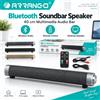 NONE Soundbar multimediale Bluetooth da 40 cm, modello ARRANGO AC76261, altoparlante da scrivania wireless con telecomando, altoparlante da 40 mm, resistente ai campi magnetici e al rumore.