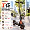TODIMART Monopattino Elettrico Pieghevole per Adulti Todimart T6, 24,9 Km/h, Sospensione Anteriore a Molla, App Intelligente, Batteria 36V 7,8Ah, Autonomia 25 Km, Pneumatici Solidi a Nido d'Ape da 8,5 Pollici,