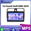 podofo Autoradio stereo Podofo da 10,1 pollici per Suzuki Swift 2005-2010 con CarPlay wireless, Android Auto, Bluetooth, Mirrorlink, lettore multimediale video
