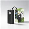 NONE Compressore d'aria portatile per pneumatici auto, pompa ricaricabile USB-C con manometro per auto, bici, palloni