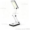 NONE Lampada da scrivania pieghevole a LED COB, 3W, luce bianca 6500K, alimentazione a doppia fonte: batteria e USB, 180 lumen, lampada da tavolo portatile per studio, ufficio e lettura.