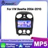 podofo Autoradio stereo Podofo da 9 pollici per VW Volkswagen Beetle 2004-2010 con CarPlay wireless, Android Auto, Bluetooth, Mirrorlink, lettore multimediale video