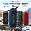 NONE Altoparlante Bluetooth wireless da esterno WETECH, potenza di 10 W, suono potenziato dai bassi, Bluetooth 5.3, effetto luce LED RGB, altoparlante portatile e impermeabile con tracolla, disponibile in