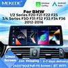 MEKEDE Stock UE Schermo 12,3 pollici 2400*900 2K per BMW Serie 1 2 3 4 F20 F21 F22 F30 F31 F32 F33 F34 F36 Lettore Multimediale per Auto WIFI BT Carplay Wireless Android Auto Navigazione GPS Supporto