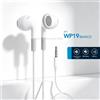 NONE Auricolari cablati da 3,5 mm, cuffie intraurali con microfono, cavo da 120 cm, auricolari stereo, connettore AUX universale, cuffie per telefono e PC.