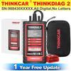 THINKCAR Thinkdiag2 Scanner OBD2 Bidirezionale per Tutti i Sistemi KINGBOLEN EDIAG PLUS per iOS e Android, Strumento di Diagnosi Bluetooth THINKCAR con Protocollo CAN FD, 15+ Funzioni di Reset, Codifica ECU,
