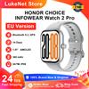 HONOR CHOICE INFOWEAR Watch 2 Pro, display AMOLED da 1,97" con cornice sottile, sistema GNSS autonomo, barometro e bussola.