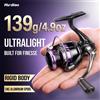 HUIDIAO Mulinello da Pesca Ultraleggero Huidiao 139g/8.4oz Serie 500, Mulinello Spinning Compatto, Frizione Massima 4kg, Rapporto di Recupero 5.2:1, Portatile per Pesca di Precisione