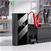 EAFC 2 in 1, avviatore di emergenza per auto da 1200 A con compressore d'aria da 150 PSI, gonfiatore portatile per pneumatici, power bank e booster per batteria di emergenza.