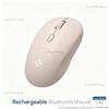 NONE Mouse wireless Bluetooth 5.2 ricaricabile, con doppia modalità 2.4G, ricarica tramite USB-C, sensore ottico silenzioso da 1600 DPI e ricevitore USB, compatibile con laptop, PC, Mac, per ufficio e uso