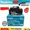 Makita Batteria originale Makita 18V 6.0Ah, batteria ricaricabile agli ioni di litio, batteria di ricambio 18V 6.0Ah, modelli BL1860, BL1850, BL1860B, DDF487.