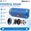 NONE Altoparlante Bluetooth portatile e wireless 5.0 con bassi profondi, radio FM, ingresso audio USB, slot per scheda Micro SD e ingresso AUX per smartphone.