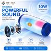 NONE Altoparlante Bluetooth 5.0, altoparlante wireless portatile con luci LED, potente suono da 10 W, bassi profondi, radio FM, lettore di schede TF, riproduzione tramite USB e ingresso AUX.