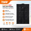 PowMr Pannello solare monocristallino flessibile PowMr 50W FLW-LTW 18V 2,78A, caricatore solare portatile e pieghevole per camper, barche, caravan, ricarica batterie 12V, campeggio all'aperto
