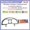Bonroad 10.25" Schermo Touch Multimediale con Carplay Wireless e Android Auto per Audi Q7 4L 2005-2015, Lettore Stereo per Auto con Airplay e Autolink, Radio