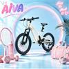 NONE Bicicletta da montagna rosa S20 per ragazze adolescenti, con telaio a passo basso, in lega di magnesio, freni a disco meccanici, pneumatici da 20'', sospensioni complete, ideale per principianti, per