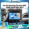 Podofo 8+128G Lettore Multimediale Android 2din per Auto per Kia Morning/Picanto 2007/EURO STAR 2001-2011 con Bluetooth, Ricevitore FM RDS, Autoradio, Carplay Wireless, Android Auto, Navigazione GPS,