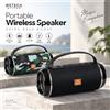 NONE Altoparlante Bluetooth portatile 5.0, altoparlante wireless con suono stereo da 10 W, potenziamento dei bassi, radio FM, lettore di schede TF, riproduzione tramite USB e ingresso AUX da 3,5 mm.