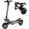 NONE Monopattino Elettrico Fuoristrada per Adulti FREEBOY J2MAX Pneumatici da 11 Pollici Motore 500W Batteria 48V18.2Ah Autonomia 50KM Velocità Massima 25KM/H Doppio Freno a Disco