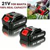 NONE 2/1PCS Batteria al litio 18650 da 1500mAh 21V, pacco batteria ricaricabile con protezione 3MOS, 5 core, 10 sezioni, per trapano avvitatore senza fili, smerigliatrice angolare, motosega, utensili