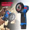 GECOFEER Mini smerigliatrice angolare a batteria, 550 W, alimentata a 12 V, strumento 3 in 1 per taglio, smerigliatura e lucidatura, con 2 batterie da 1200 mAh, smerigliatrice elettrica portatile per lavori di