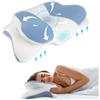 NONE Cuscini cervicali in memory foam, cuscini ergonomici sagomati con federa, cuscino da letto per chi dorme su un fianco, sulla schiena o a pancia in giù.