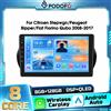 podofo Autoradio Android 2din Podofo 8core per Citroen Nemo, Peugeot Bipper, Fiat Fiorino, Qubo 2008-2017, Navigazione GPS, Carplay Wireless, Android Auto, WIFI, DSP, FM, RDS, Bluetooth, Ricevitore Autoradio