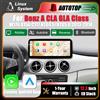 AUTOTOP Schermo multimediale da 12,3 pollici con sistema Linux, CarPlay wireless e Android Auto per Mercedes-Benz CLA, GLA, Classe A W176, C117, modelli 2013-2018, NTG4.5, NTG5.0, autoradio con Bluetooth e