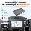 AUTOTOP Decoder Wireless CarPlay Android Auto per Citroen C4 C5 Ford SMEG Peugeot 208 308 508 3008 DS3 DS4 DS5, Mirroring dello Schermo del Cellulare, Funzione di Navigazione GPS in Tempo Reale,