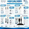 NONE Cavo audio universale AUX, serie con connettore jack da 3,5 mm e USB Type-C maschio-maschio / cavo di prolunga per autoradio, cuffie e altoparlanti, 1M, 1,2M, 3M