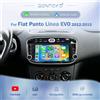 BONROAD, autoradio con schermo da 7 pollici e connettività wireless Carplay, per Fiat Linea e Punto EVO (2012-2015), lettore multimediale video con sistema Linux, connettività wireless Android Auto,