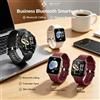 NONE Smartwatch con funzionalità di chiamata Bluetooth, per uomo e donna, monitoraggio della frequenza cardiaca, del sonno e dello stress, 123 modalità sportive, batteria a lunga durata (7 giorni),
