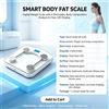 NONE Bilancia elettronica per uso personale, portata 180 kg, bilancia digitale con display a LED, vetro temperato, interruttore per la conversione tra kg e libbre, alta precisione, 0,1 kg.