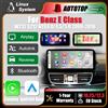 AUTOTOP Schermo multimediale da 10,25"/12,3" con sistema Linux, CarPlay wireless e Android Auto per Mercedes-Benz Classe E W212 E200 E230 S212 E260 E300 2009-2016 NTG 4.0 4.5 5.0, autoradio con Bluetooth e