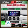 AUTOTOP Schermo multimediale da 12,3 pollici con sistema Linux, CarPlay wireless e Android Auto per Mercedes-Benz CLA, GLA, Classe A W176, C117, modelli 2013-2015, sistema NTG4.5, autoradio con Bluetooth e