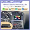 BONROAD Modulo Carplay Wireless Bonroad, Kit di Retrofit per Interfaccia Android Auto per Peugeot Citroen SMEG MRN C4 C5 DS4 DS3 DS5 308 508 208 3008 Airplay Autolink
