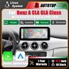 AUTOTOP Schermo multimediale da 12,3 pollici con sistema Linux, CarPlay wireless e Android Auto per Mercedes-Benz CLA, GLA, Classe A W176, C117, modelli 2016-2018, sistema NTG5.0, autoradio con Bluetooth e